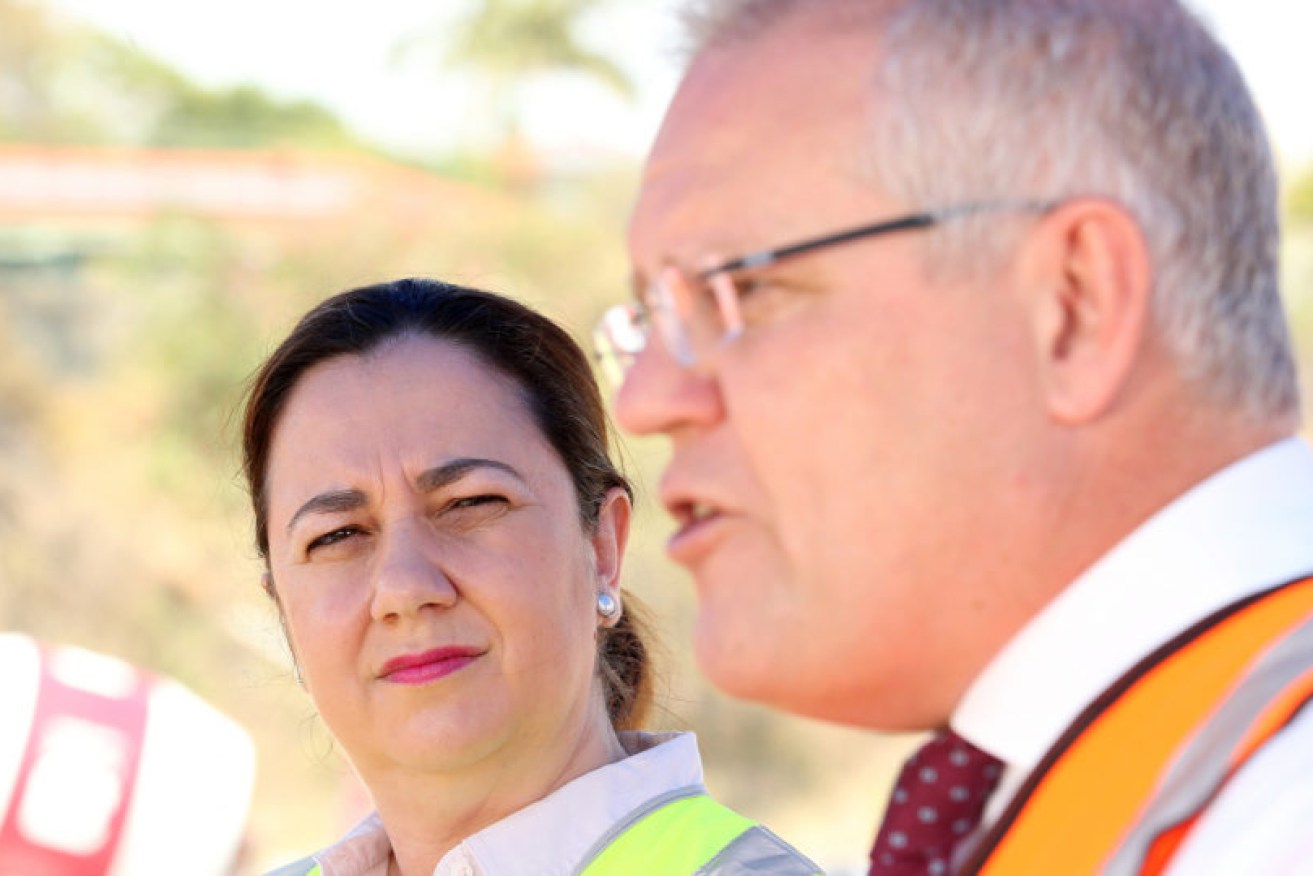 Premier Annastacia Palaszczuk and Prime Minister Scott Morrison are seen by many voters as balancing the political scales. (Photo: The New Daily)