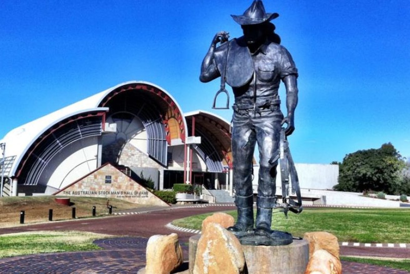 The Stockmen's Hall of Fame is flying high after a recent facelift (picture ABC).