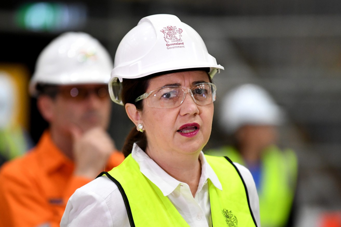 Premier Annastacia Palaszczuk was kept at arm's lengths from the new politicians' pay rise. (Photo: AAP Image/Dan Peled) 