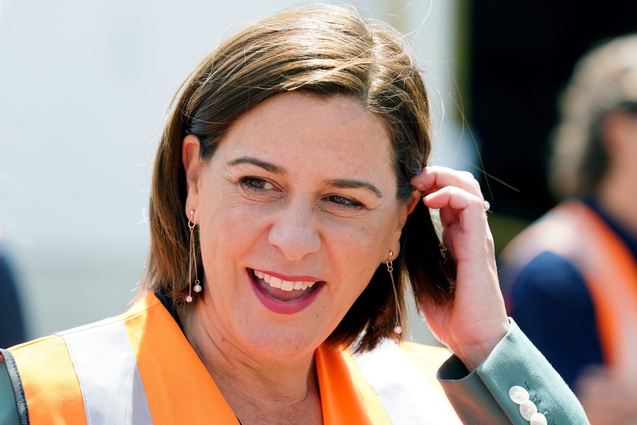 Former Queensland LNP leader Deb Frecklington attended one of the two functions being investigated. (Photo: AAP Image/Dave Hunt) 