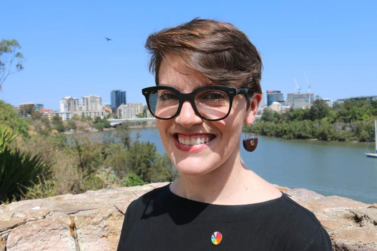 South Brisbane Greens candidate Amy MacMahon. (Photo: ABC)