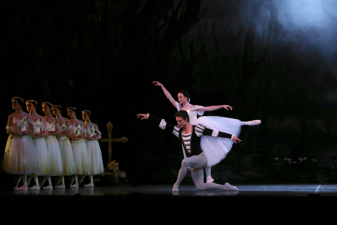 Rachael Walsh and Matthew Lawrence in a 2013 Queensland Ballet production of Giselle. (Photo: David Kelly)