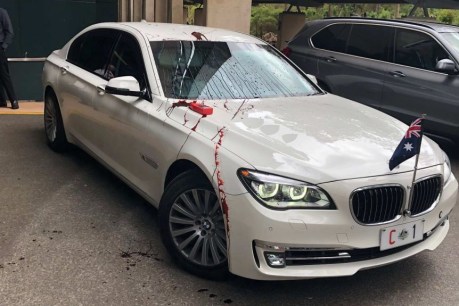 Morrison attacked, car vandalised in UQ refugee protests