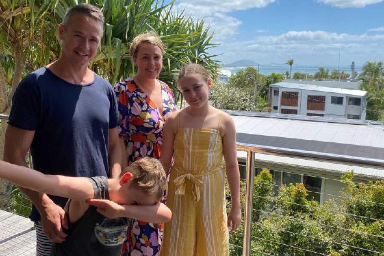 The Mulder family left Bendigo for Queensland's Sunshine Coast. (Photo: ABC)