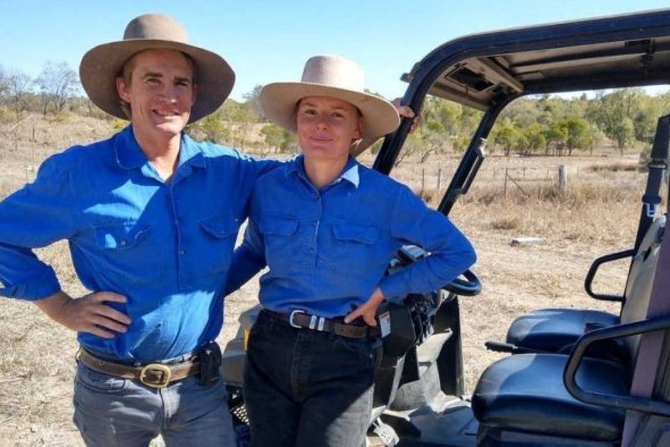 Will and Dorothy Graham run Withersfield Station, a 50,000 hectare cattle station near Emerald in Queensland. (Photo: ABC)