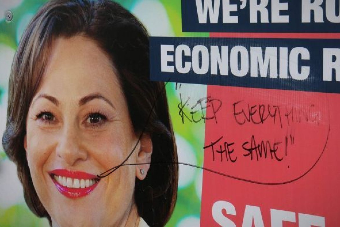 Rising Greens support has plunged Ms Trad into peril in the South Brisbane electorate. Photo: ABC