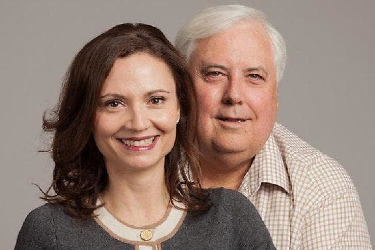 UAP candidate Anna Palmer and her party leader and husband, Clive. (Photo: Supplied)