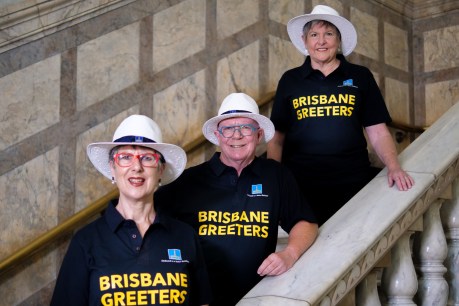 Say g’day again: Brisbane Greeters back on the streets