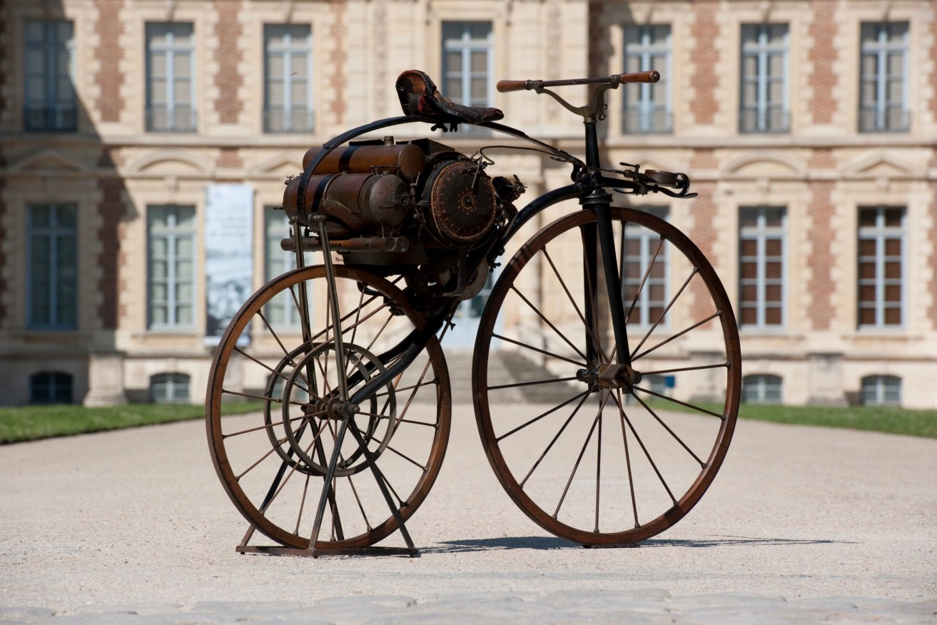 A Velocipede dating back to the early 1870s will be on display as part of the 'The Motorcycle: Design, Art, Desire' exhibition at QAGOMA. (Photo: Supplied)