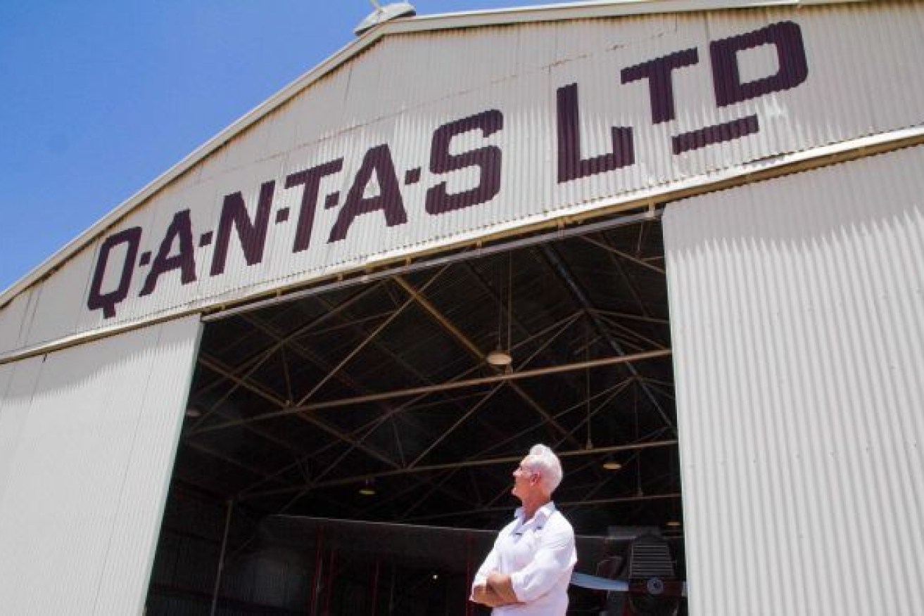 Qantas Founders Museum CEO Tony Martin stands outside the national heritage listed hangar in Longreach. Photo: ABC
