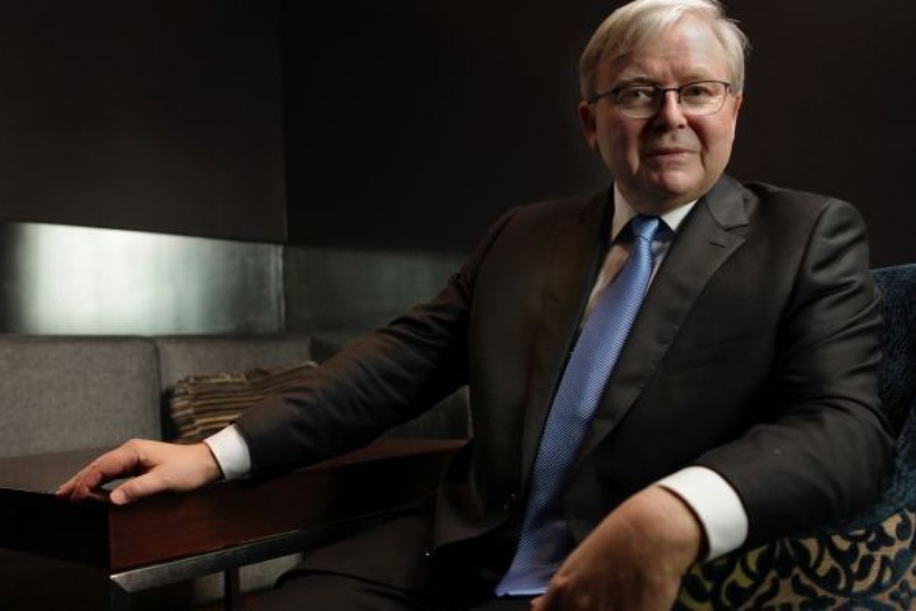 Kevin Rudd is 'a little bit nasty', according to President Donald Trump.  (Photo: ABC)