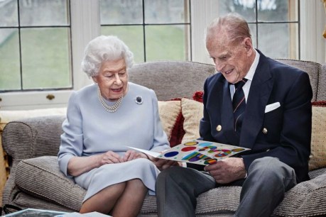 Queen and Duke celebrate 73 years together, alone