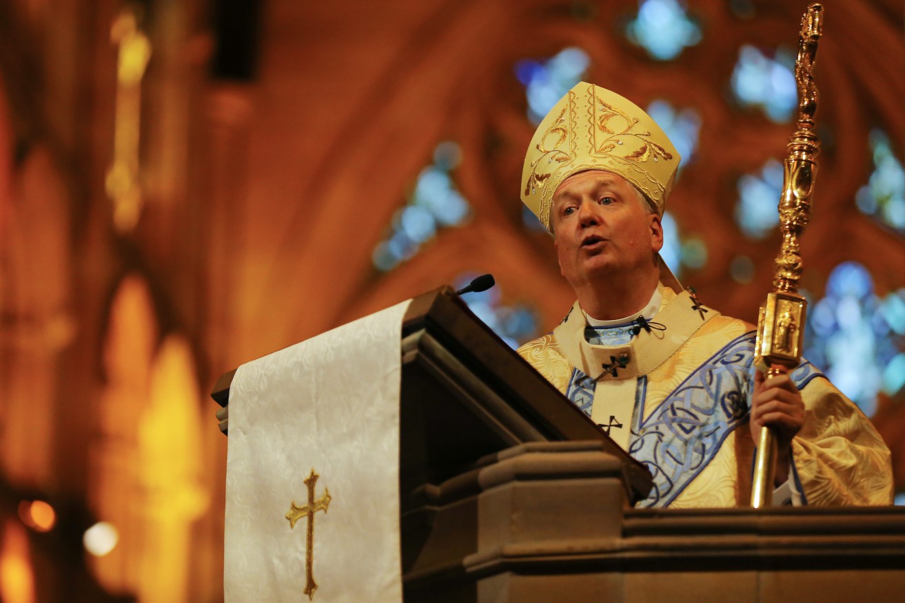 Archbishop of Sydney Reverend Anthony Fisher. (Photo: AAP Image/Steven Saphore) 