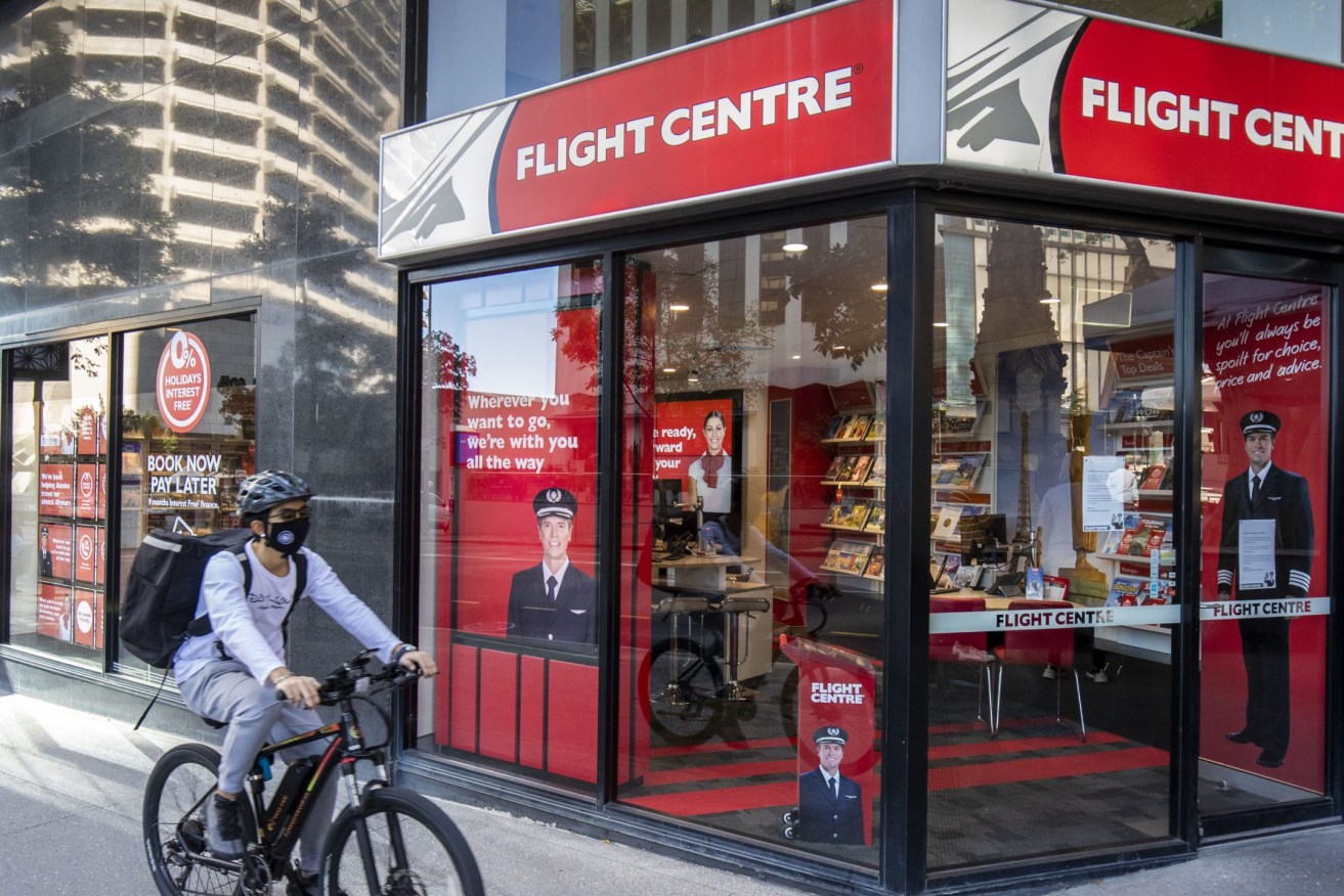 Flight Centre's founders get more freedom to sell their shares (Photo: AAP Image/Glenn Hunt)