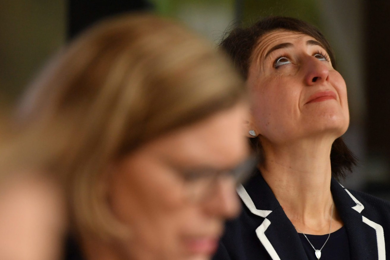 NSW Premier Gladys Berejiklian with the state's chief health officer Kerry Chant. (Photo: AAP Image/Mick Tsikas) 