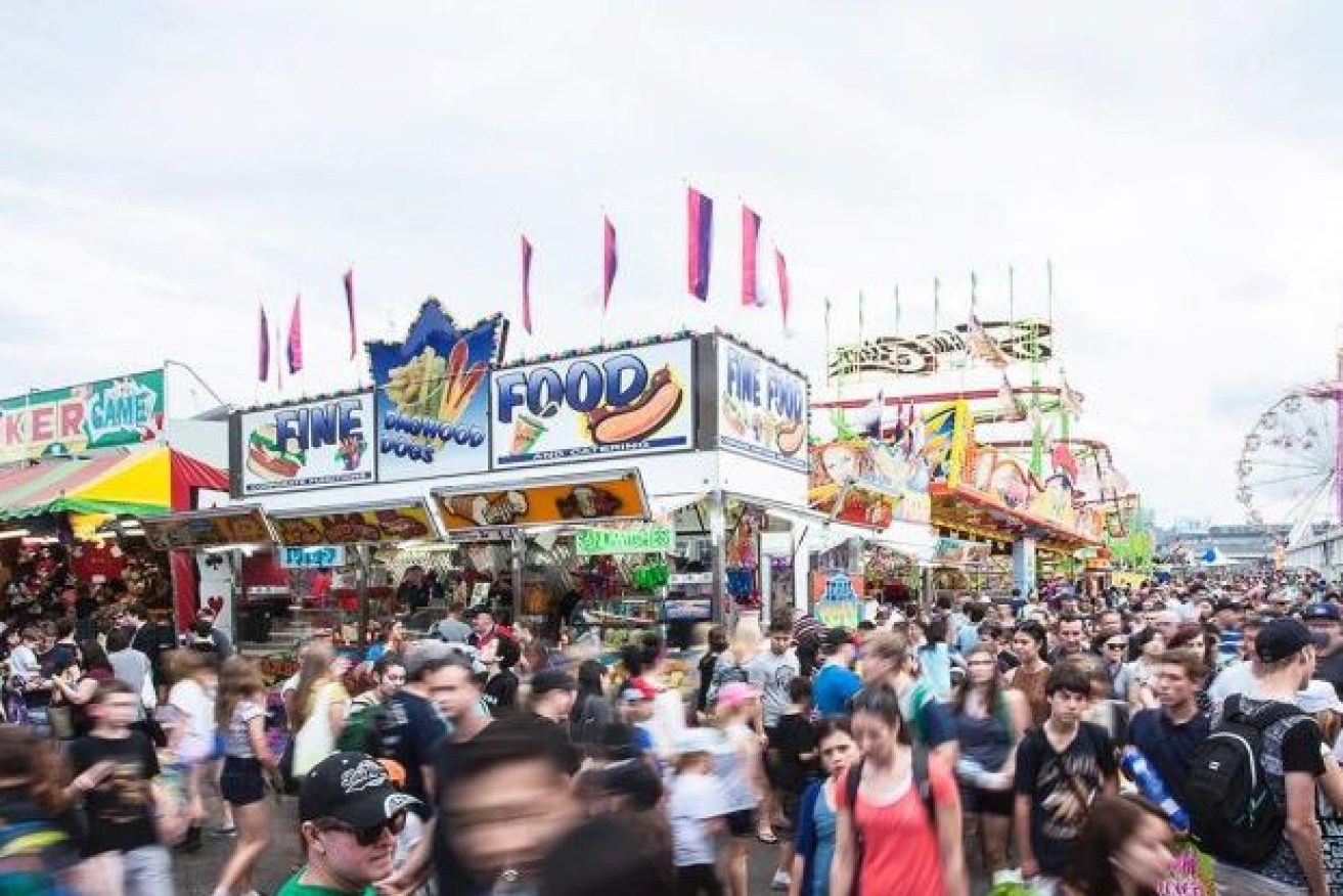 Brisbane's famous Ekka returned last month with no masks required. (ABC photo).
