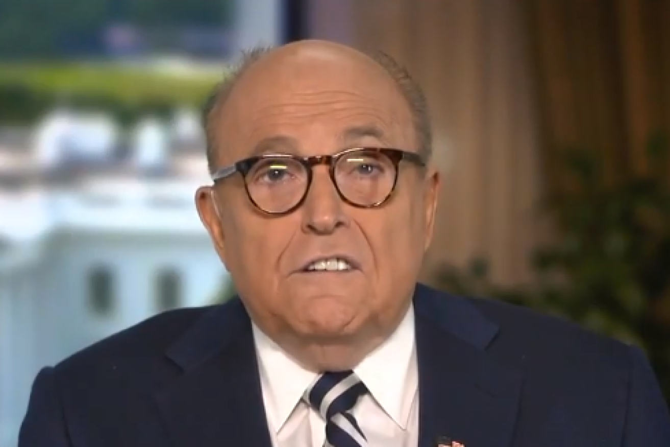 Rudy Giuliani appeared on Fox News . (Photo: Supplied/Fox News)
