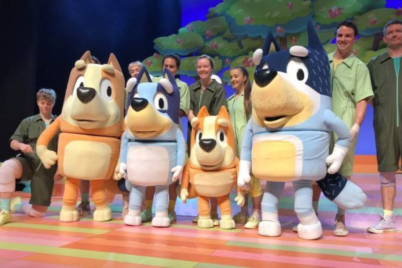 The theatre adaptation of the animated TV series Bluey is set to be the first full-capacity stage premiere to occur since the pandemic began. (Photo: ABC)