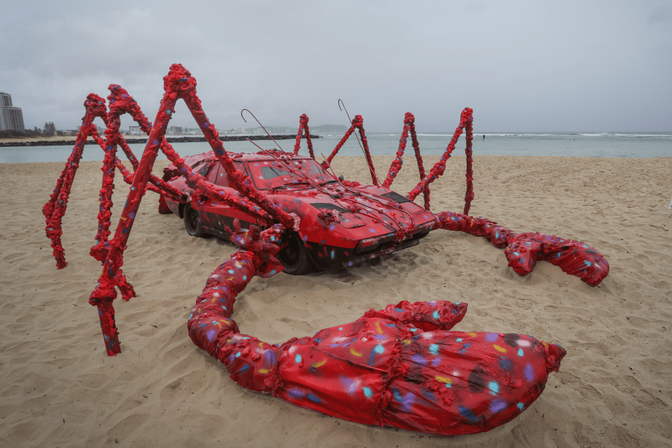 Lobsterarri was one of the most popular sculptures at this year's SWELL festival. (Photo: Supplied)
