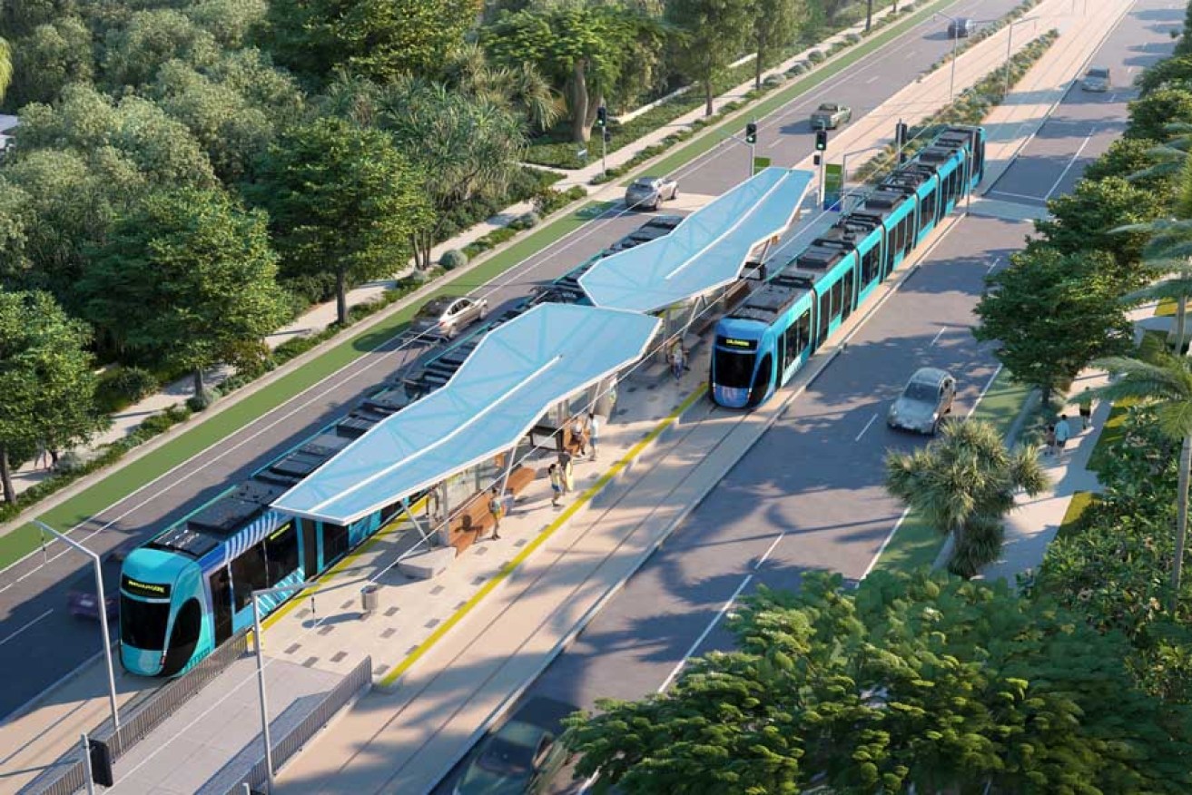 The Sunshine Coast Council has embarked on a business case that may see a light rail link between Kawana and Maroochydore. But that won't fix the bigger issues facing trasport to and from Brisbane's nearest northern neighbour. (Image: Supplied)