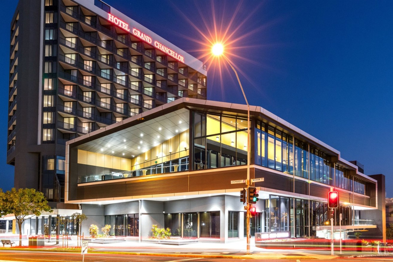 Brisbane's Hotel Grand Chancellor has a COVID-19 cluster.