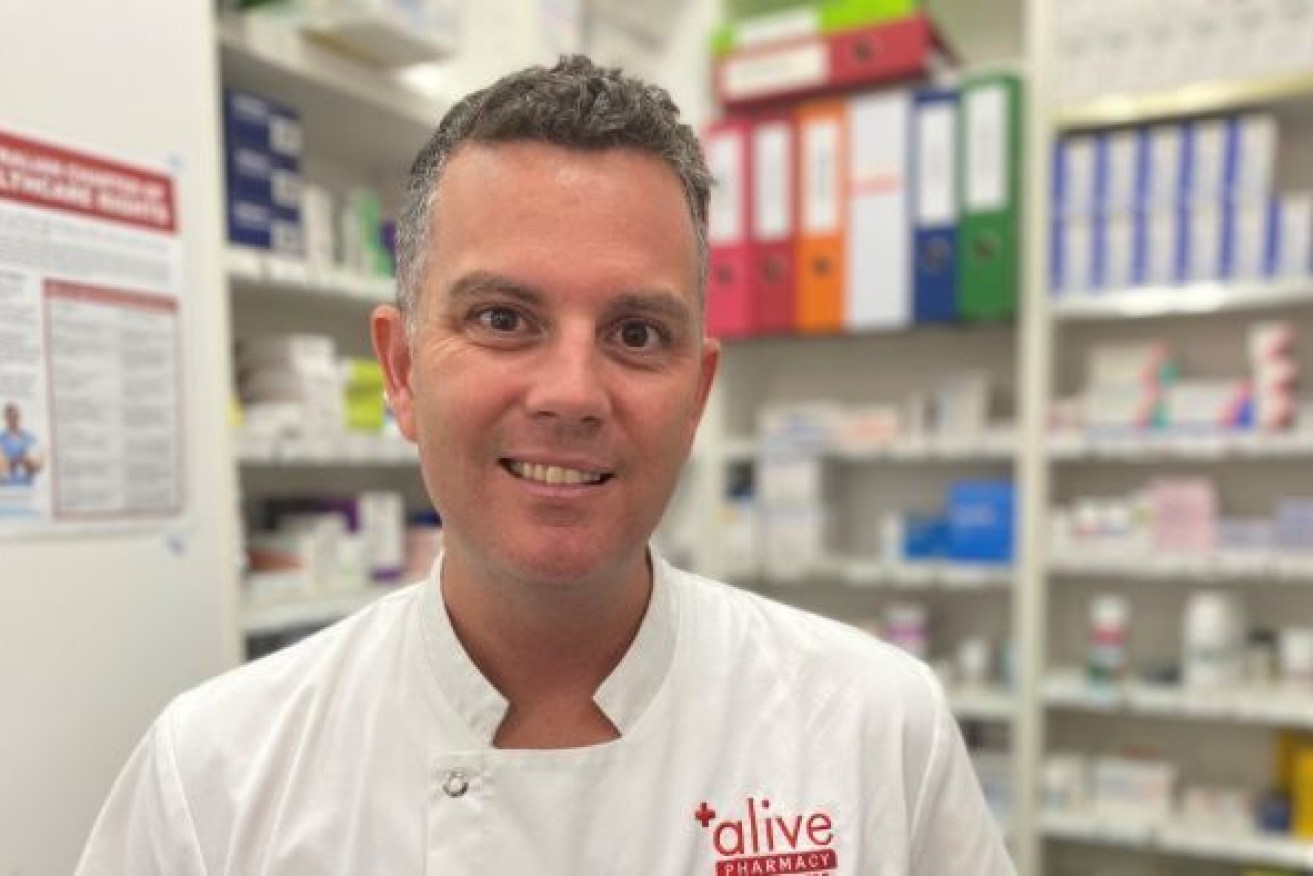 Queensland Pharmacy Guild vice-president Trent Twomey. Photo: ABC