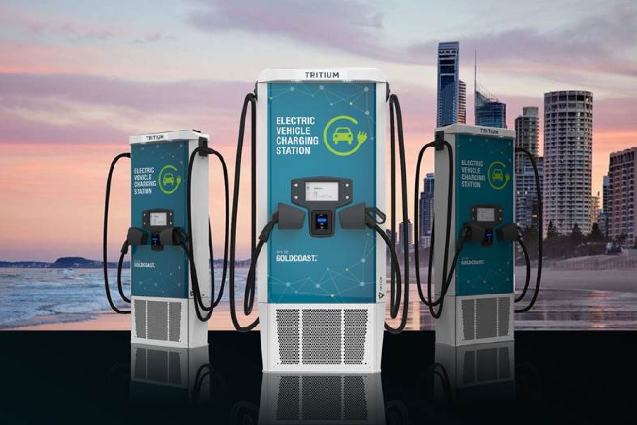 75kW DC electric vehicle fast chargers to be installed on the Gold Coast.  