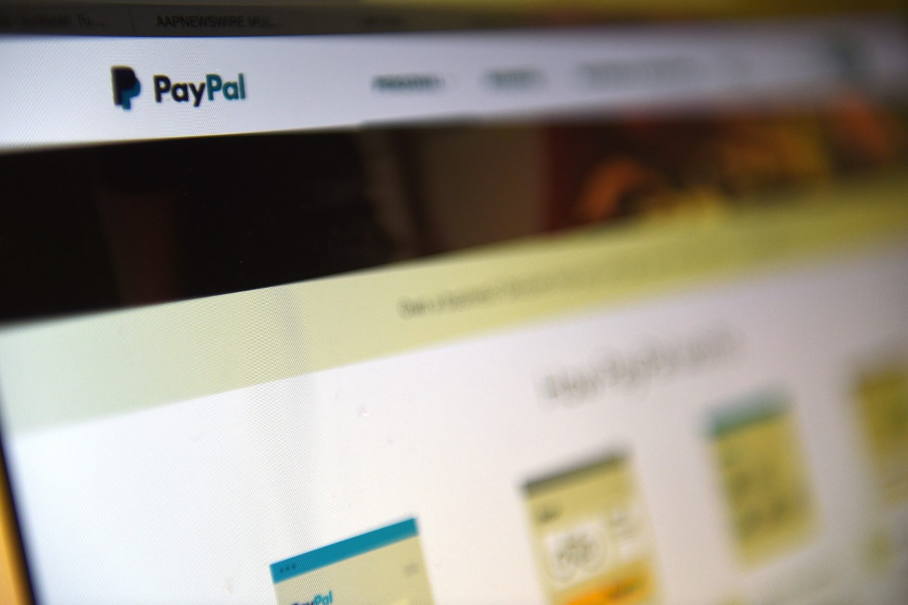 PayPal is one of the major payment gateways for online gambling (AAP Image/Mick Tsikas)