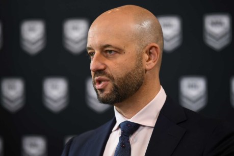 Former NRL boss steps up to crease for first love