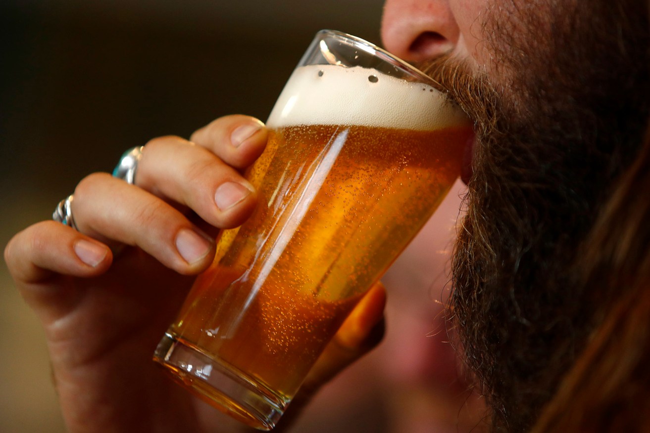 Australia's alcohol consumption went up 25 per cent last year, figures show. (AAP Image/Daniel Munoz) 