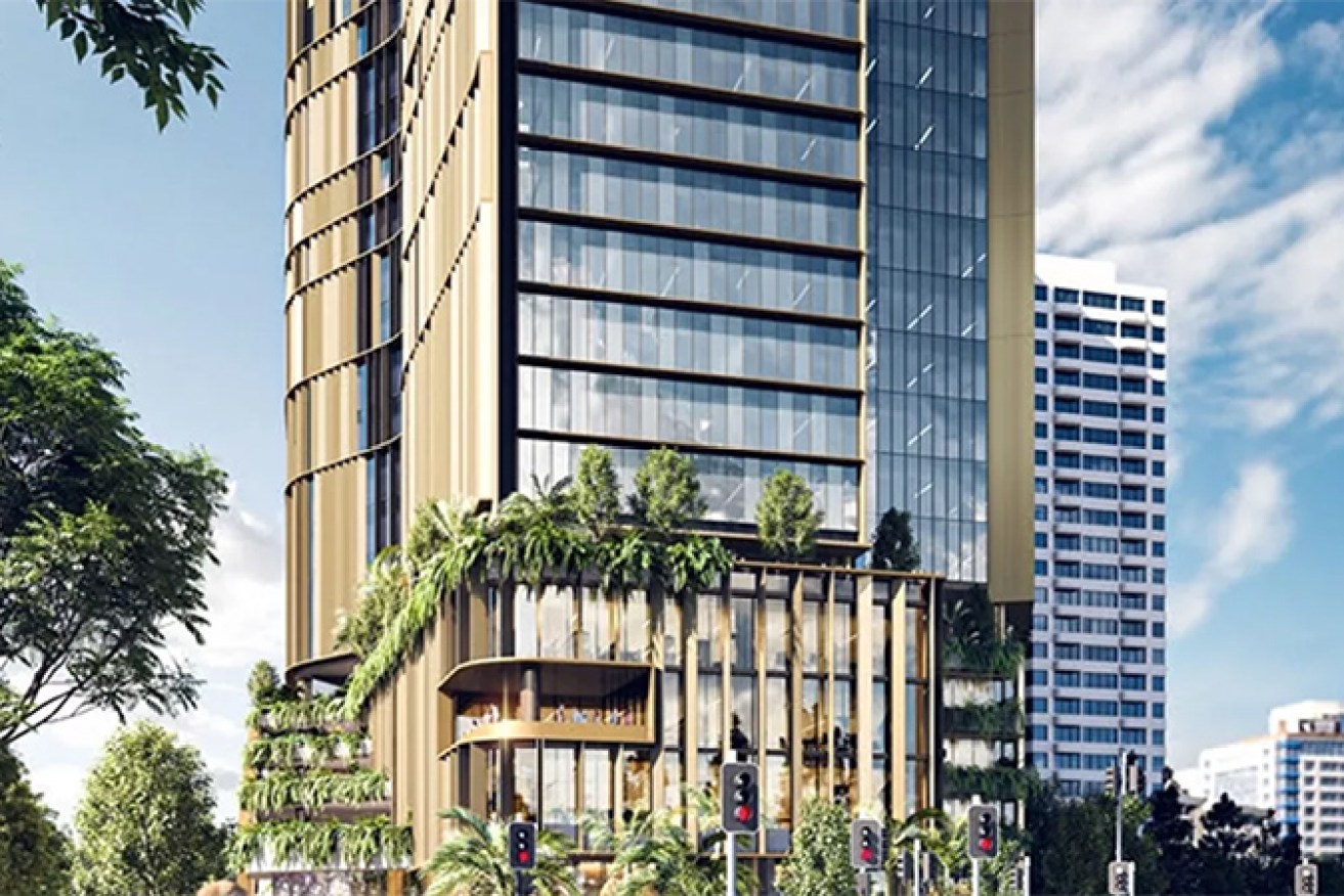 Architects say the site at 309 North Quay is set to have the "most externally sun-shaded building in Brisbane". Image: Blight Rayner