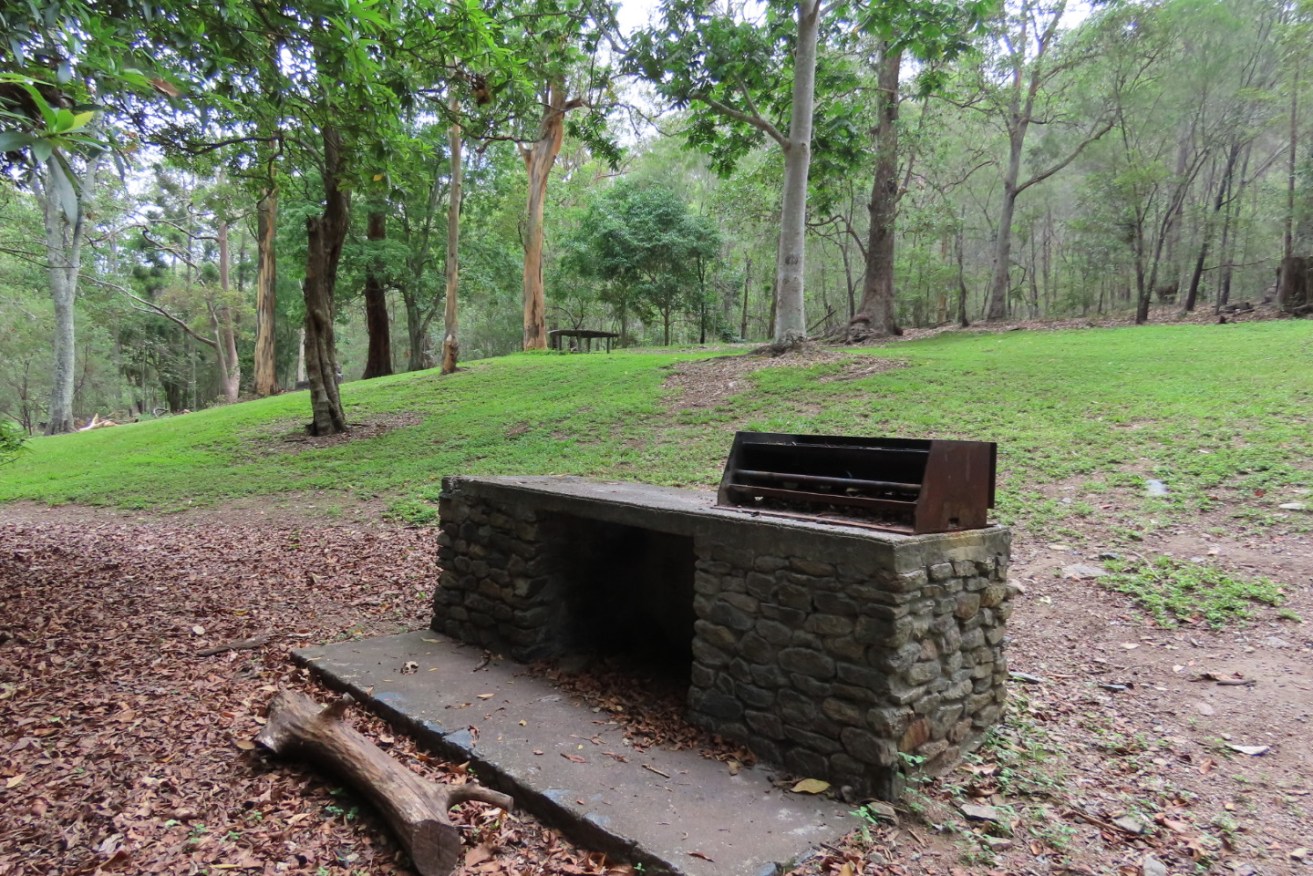 A wood-fired barbeque at J.C. Slaughter Falls park. Photo: Shelley Lloyd
