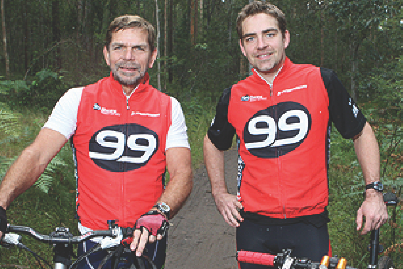 Graham "Scroo'' Turner and his son and 99 Bikes chief executive Matt Turner