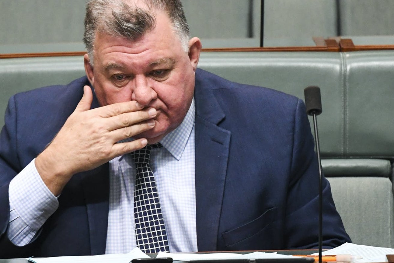 Craig Kelly will sit on the crossbench but continue to support the Morrison Government.