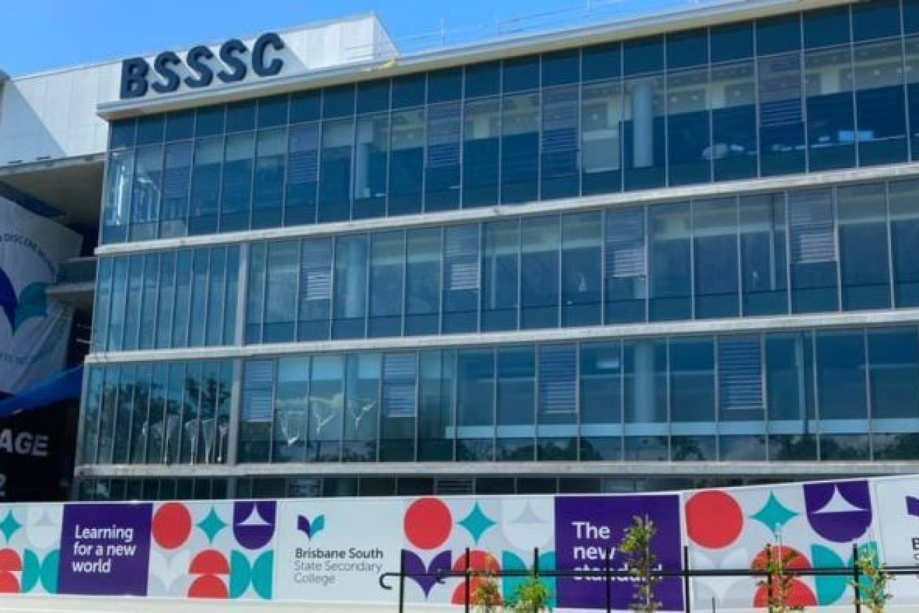 Brisbane South State Secondary College opened this year with Year 7 students. Photo: ABC