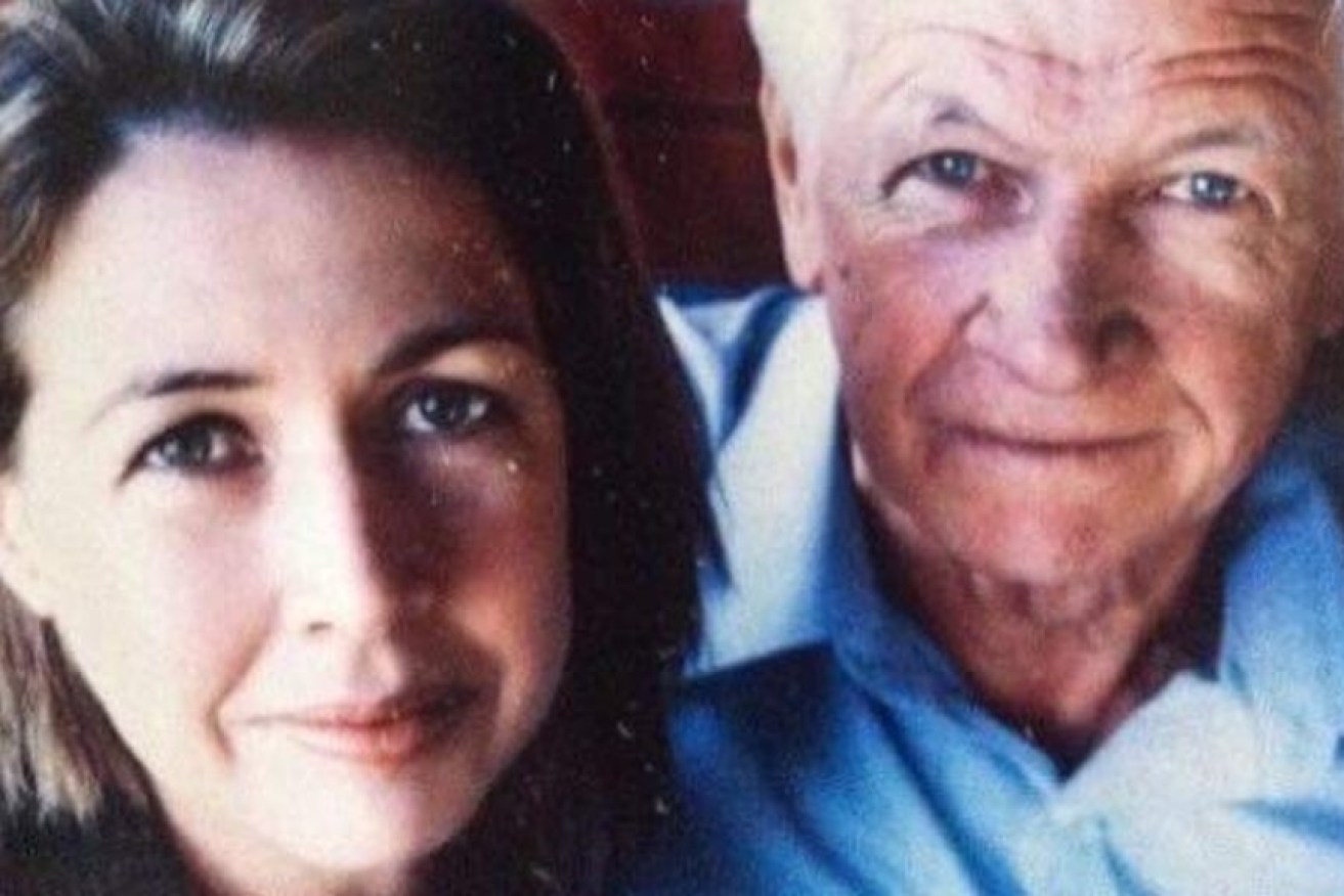One of Queensland's most high profile victims of crime, Shari Davies, with her father Ian. (Photo: Supplied)