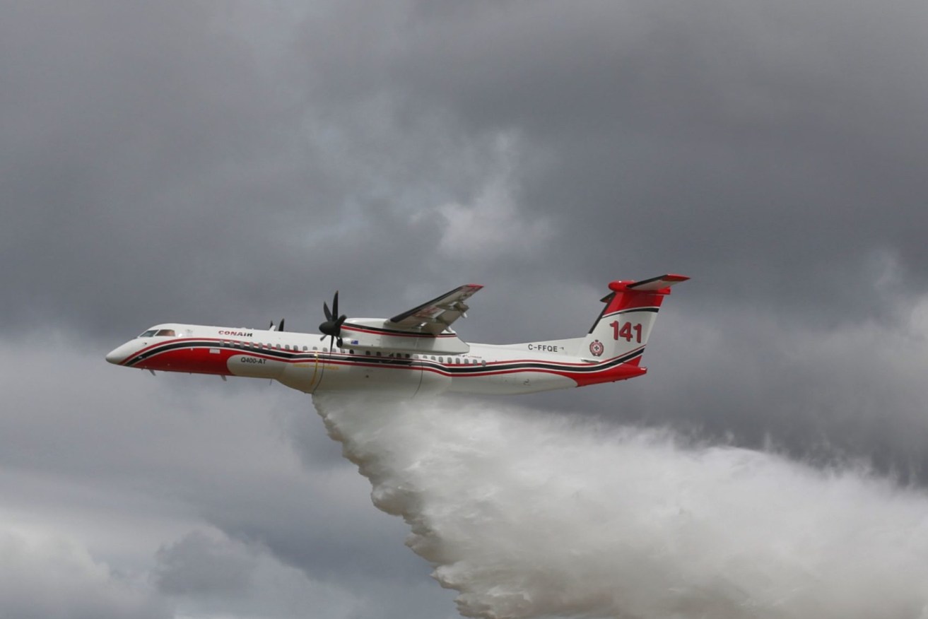 The Queensland Government last year leased an air tanker so it would not have to be so reliant on aircraft leased by the NSW Government.