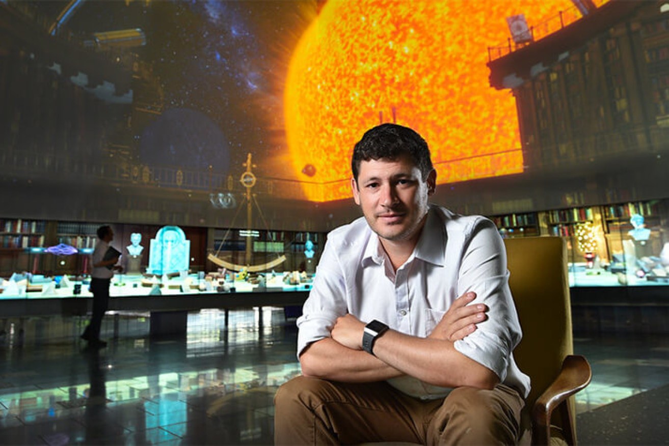 David Flannery is one of the QUT researchers and students involved in Mars exploration. (Supplied)