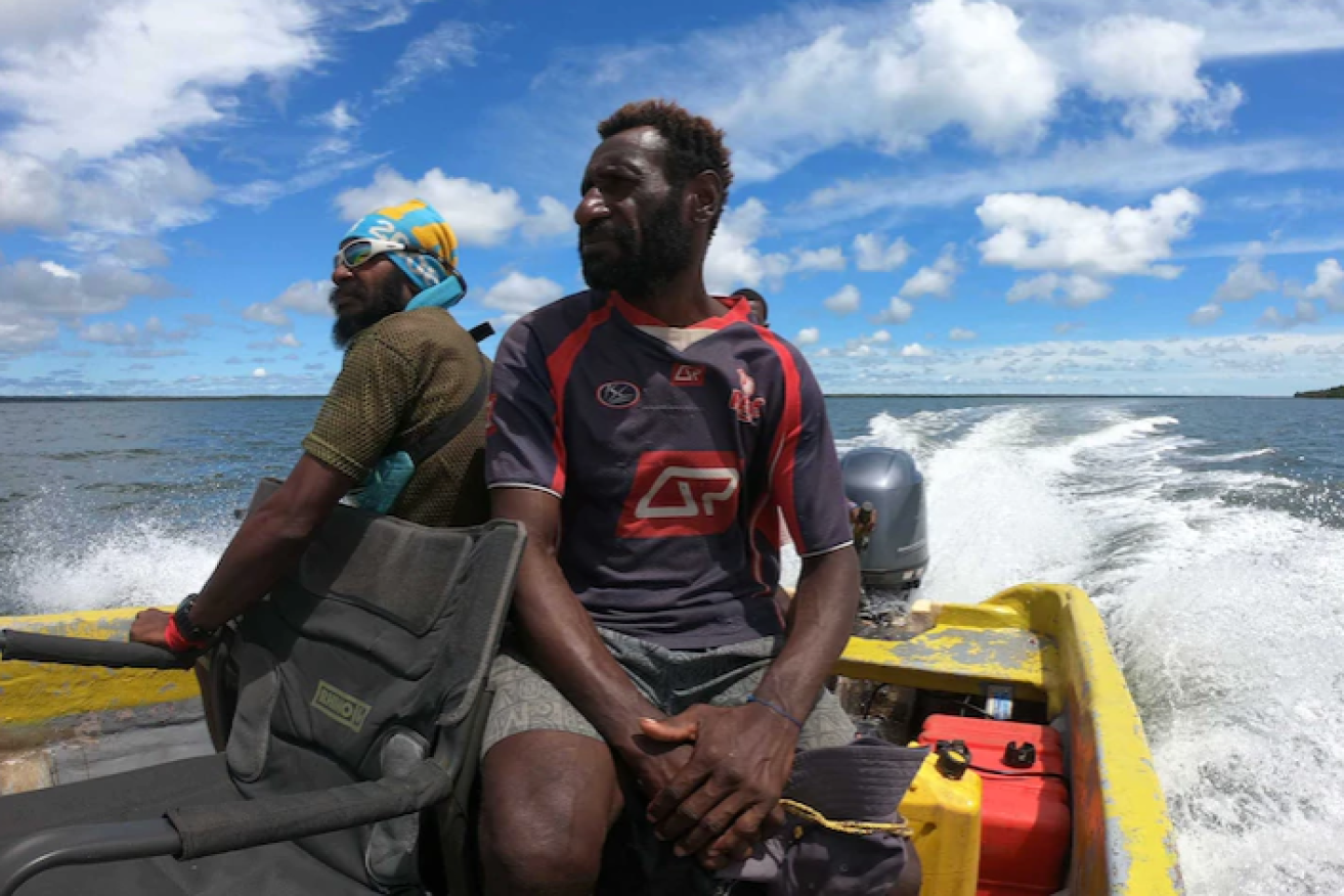 Some islands in the Torres Strait are just a short dinghy ride from PNG, leaving residents feeling vulnerable to the outbreak. (ABC image).