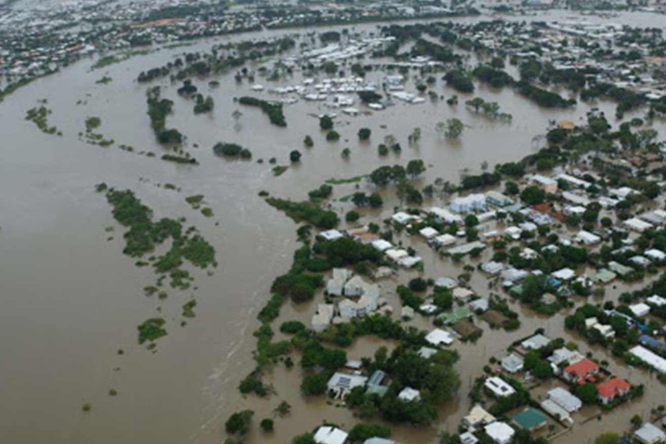 The recent floods will cost Suncorp about $250 million (photo: BoM)
