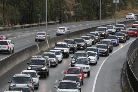 What a choke: Motorists line up to condemn Centenary Motorway congestion