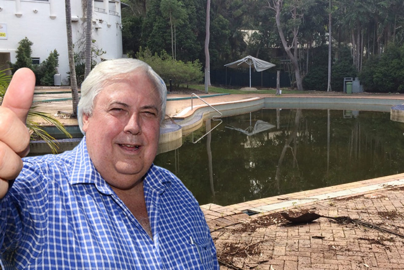 Clive Palmer is promising a $100 million revamp of his neglected Coolum Resort (pic: The New Daily)