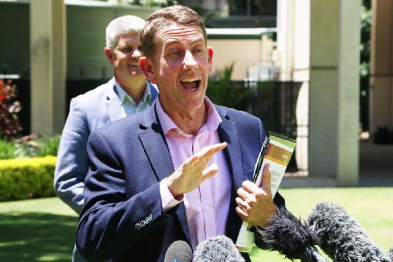 Queensland Treasurer Cameron Dick has made another announcement about energy storage ahead of nexts weeks state budget. Photo: ABC