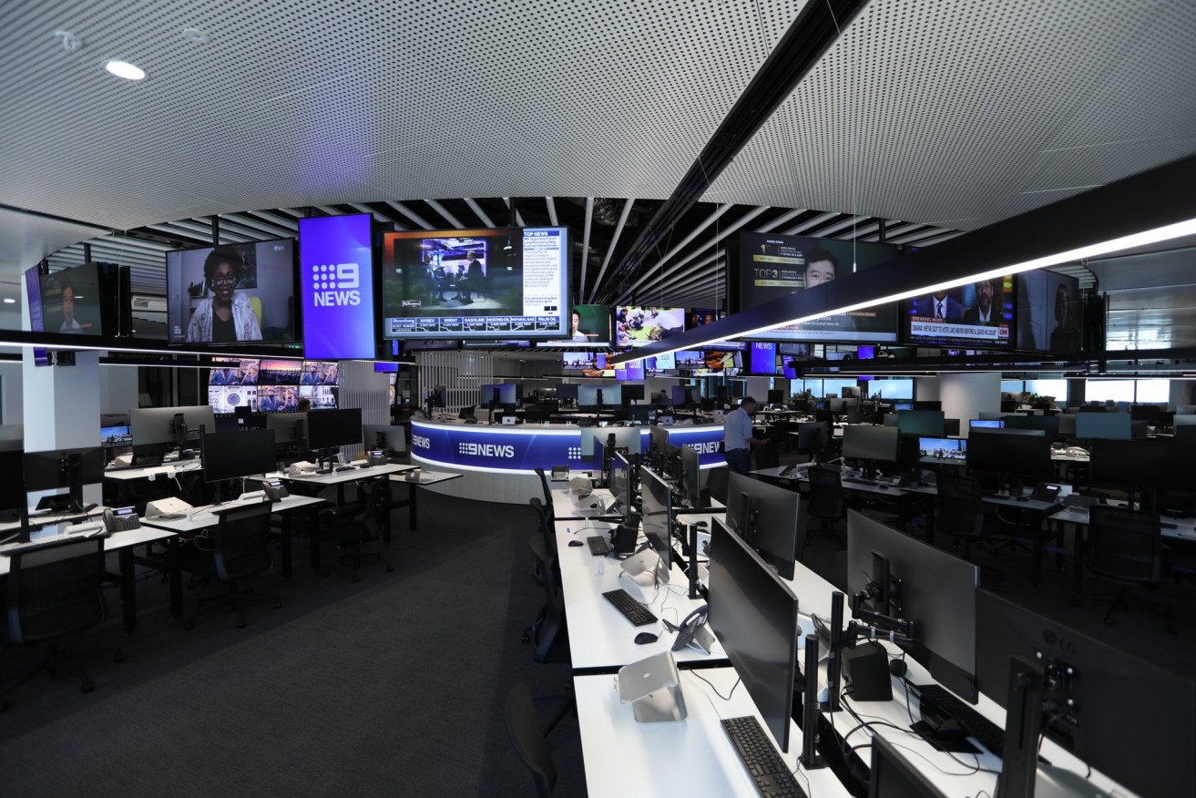 The cyber attack on Channel Nine's Sydney newsroom is one of the largest in history (Pic: Supplied)