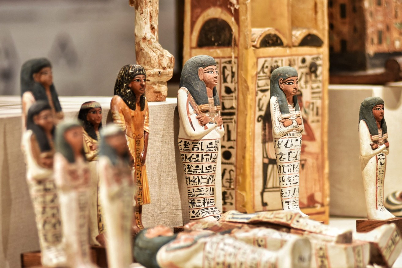 In the Fustat’s National Museum of Egyptian Civilization in Cairo, 22 Royal mummies are now displayed. (Sayed Hassan/ABACAPRESS.COM)