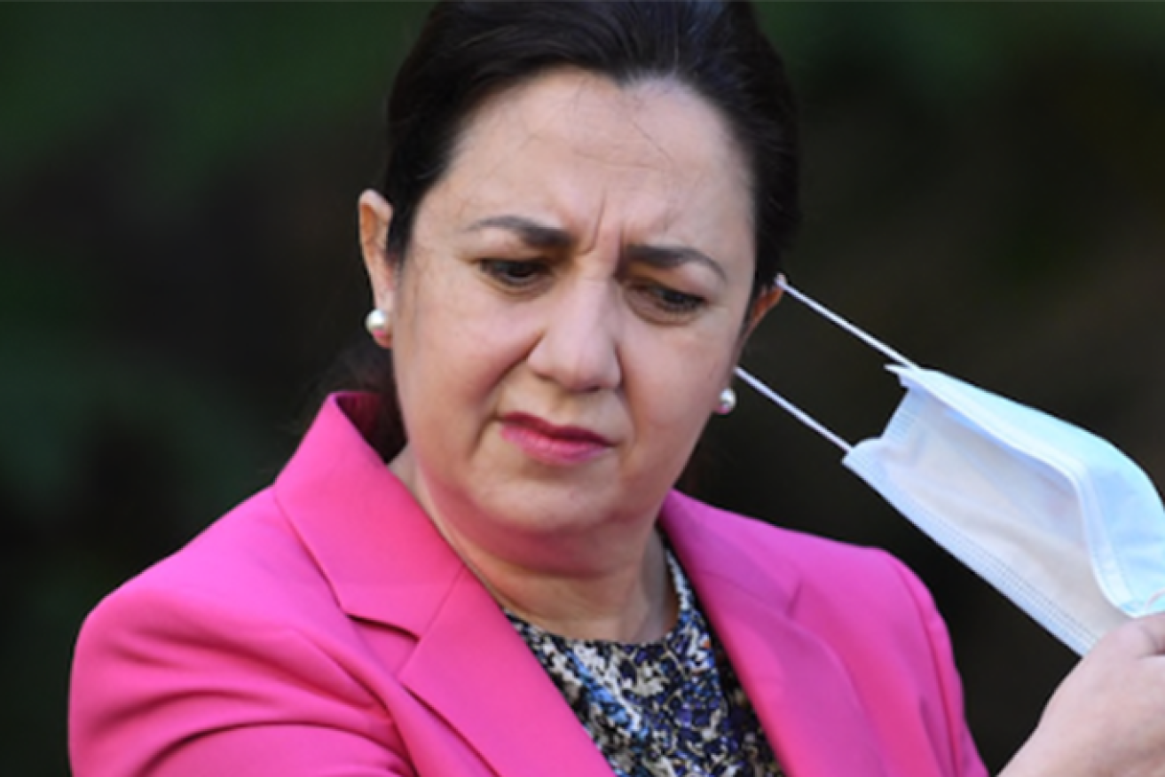 Premier Annastacia Palaszczuk says she doesn't want cafes and restaurants going down because of the Omicron variant (Image: ABC).