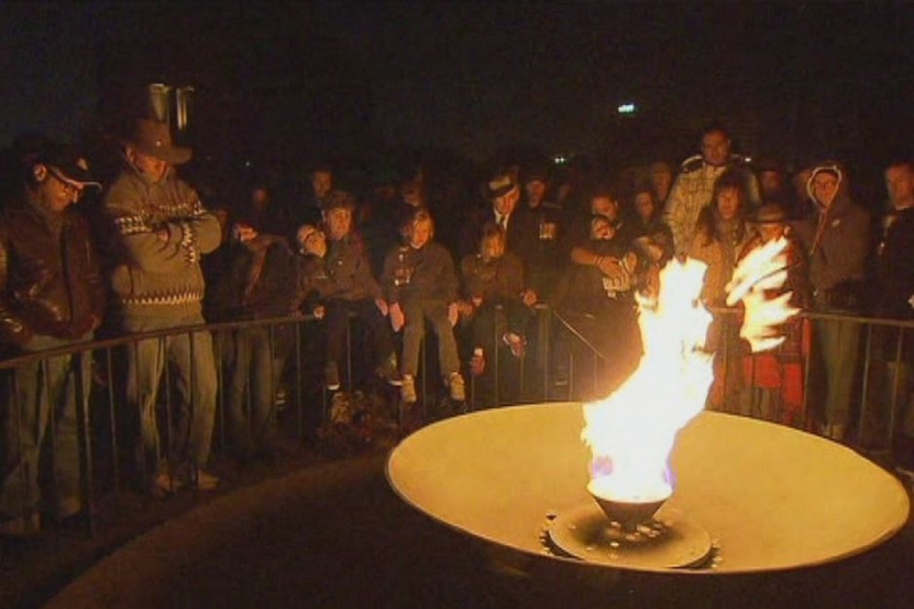 Crowds at Anzac Day dawn services have reduced significantly in recent years (Photo: ABC)