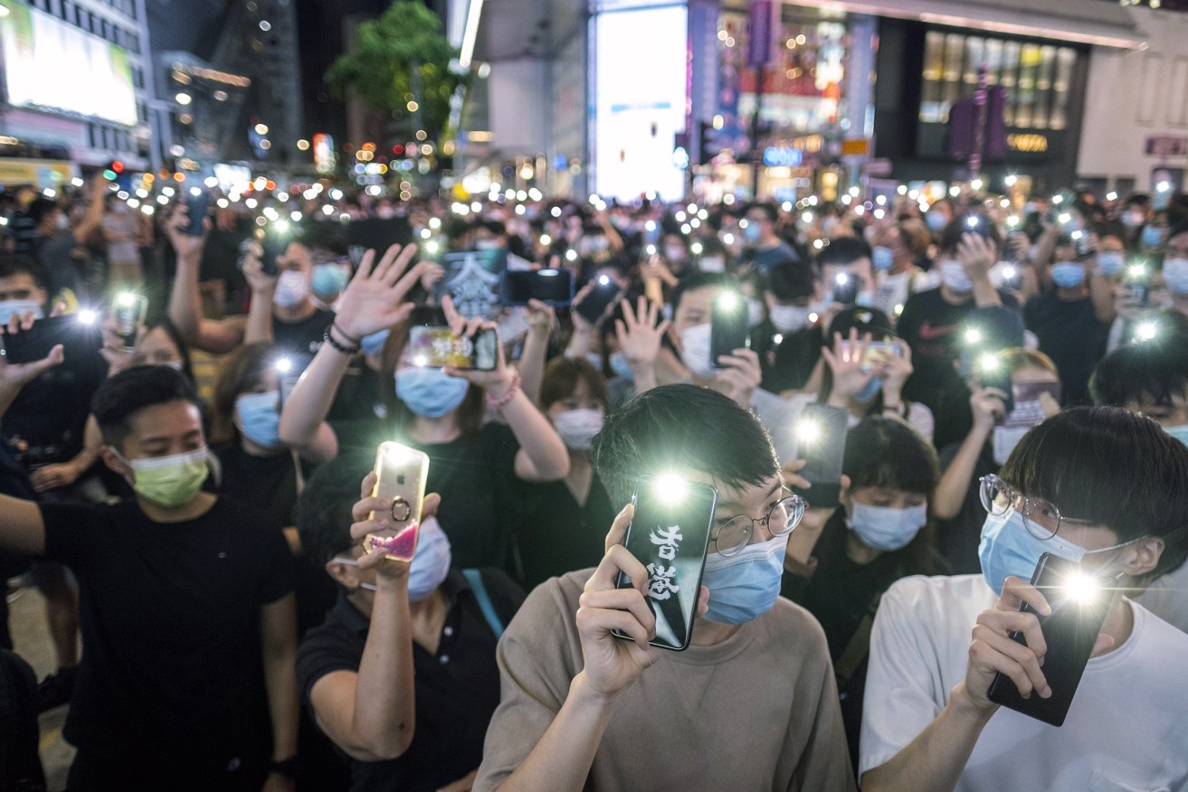 Protests and threats to the rule of law have diminished Hong Kong's status as a safe place for data (AP image).