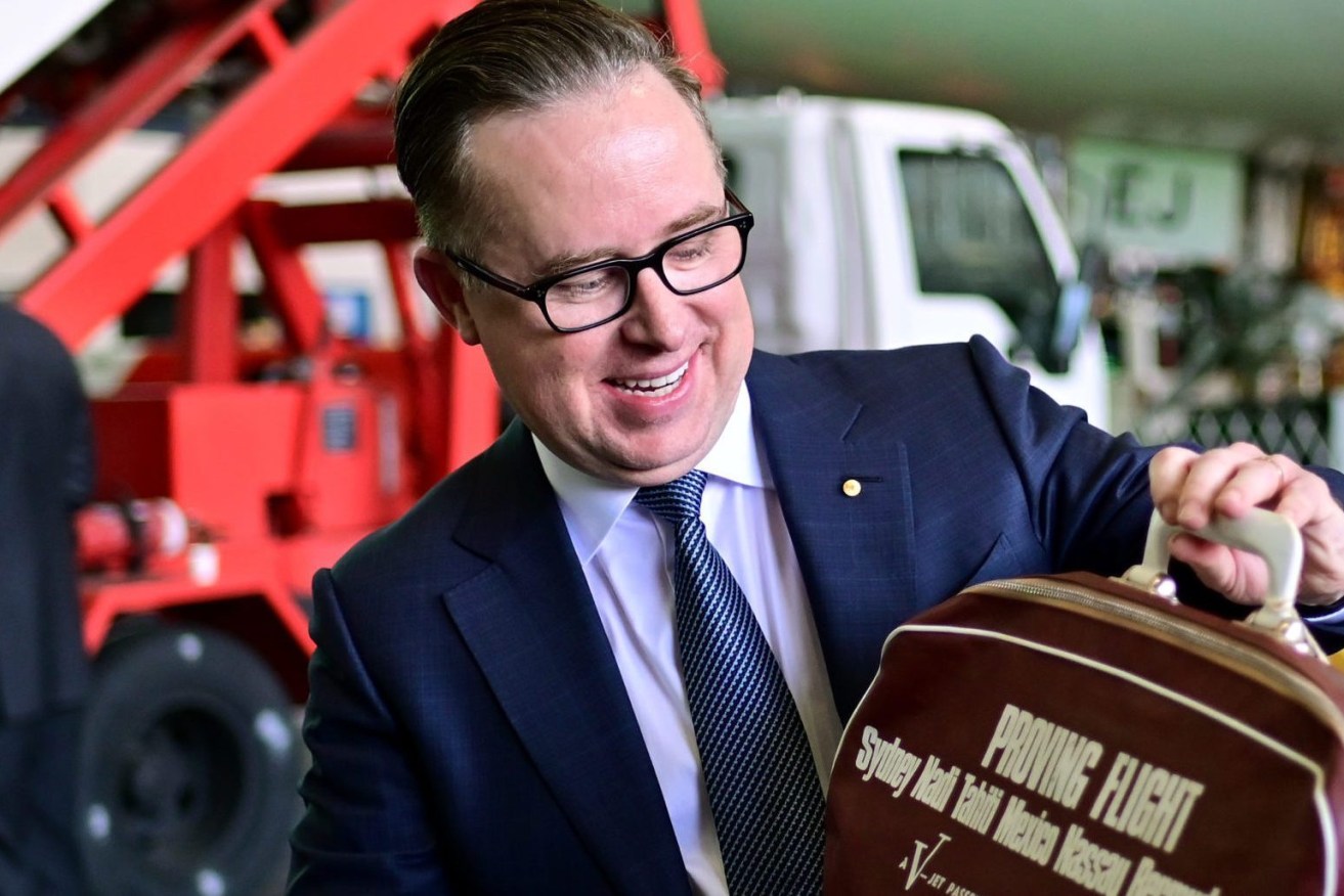 Qantas chief executive Alan Joyce said demand had been strong (AAP Image/Joel Carrett) 