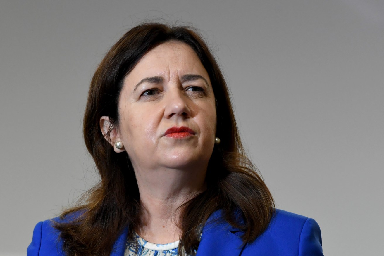 Queensland Premier Annastacia Palaszczuk. (AAP Image/Darren England)